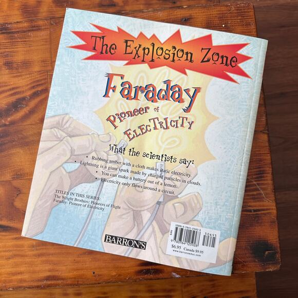 Vintage 2003 The Explosion Zone Faraday Pioneer Of Electricity Paperback Book - Picture 7 of 8